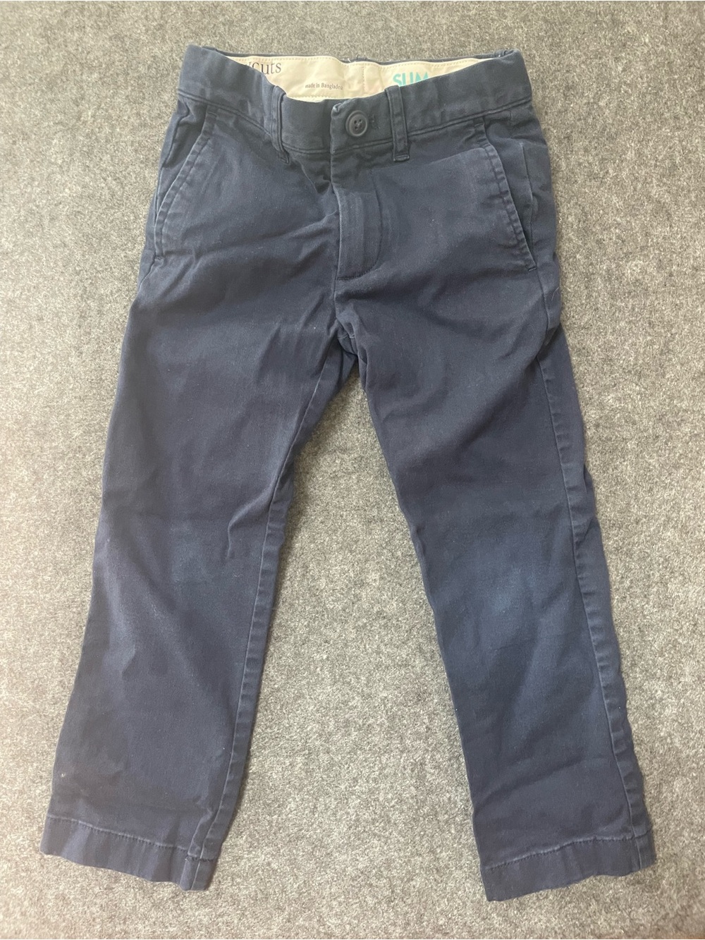 Classic Navy Boys Chino Pants